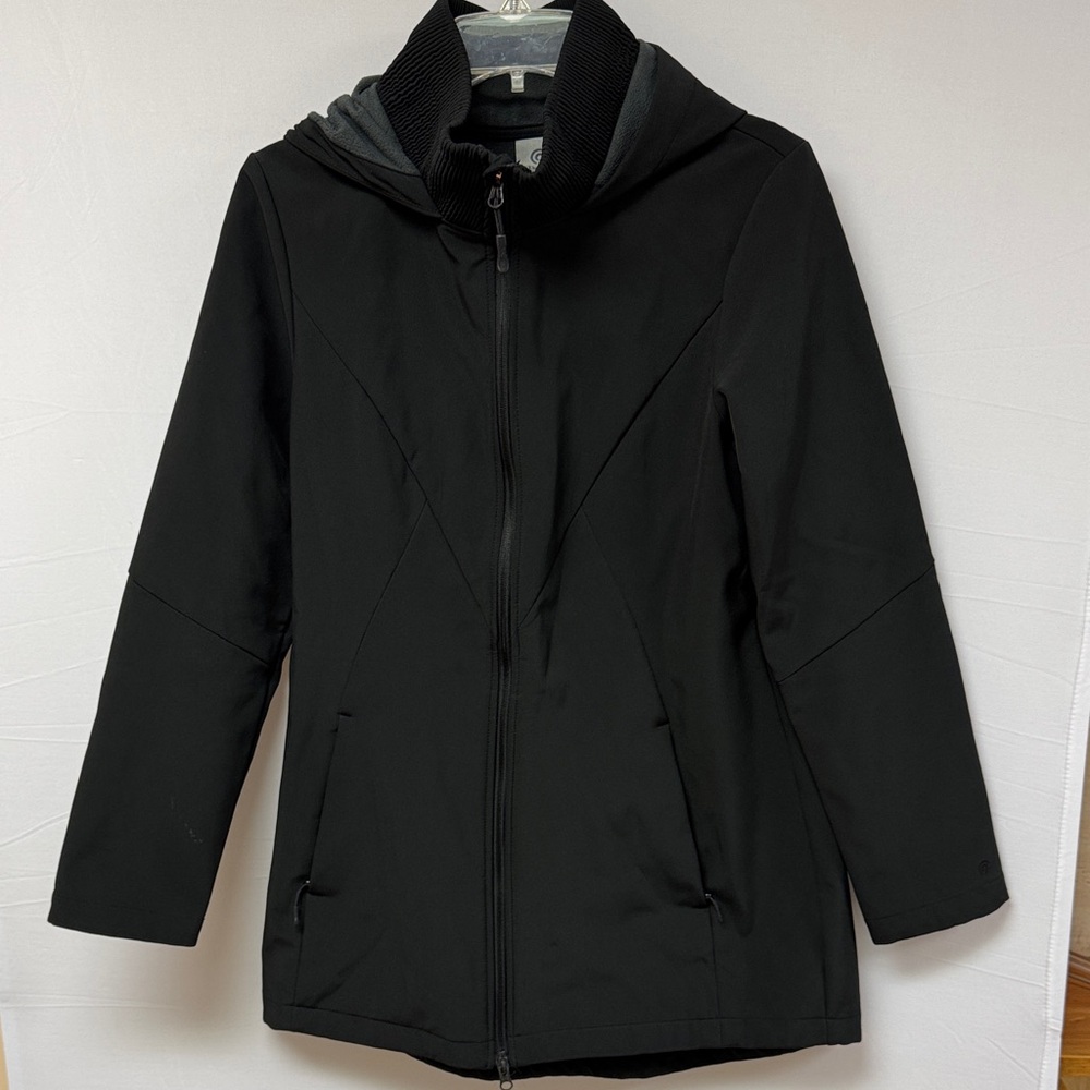 Champion All Weather Coat with Double Zipper Women’s Black Size Medium